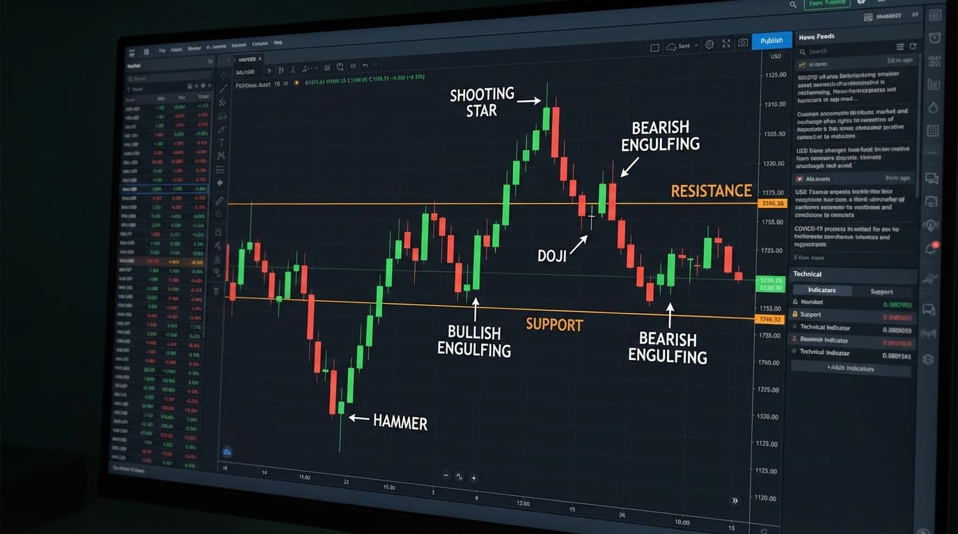 Candlestick Patterns: The 8 That Actually Predict Price Movement
