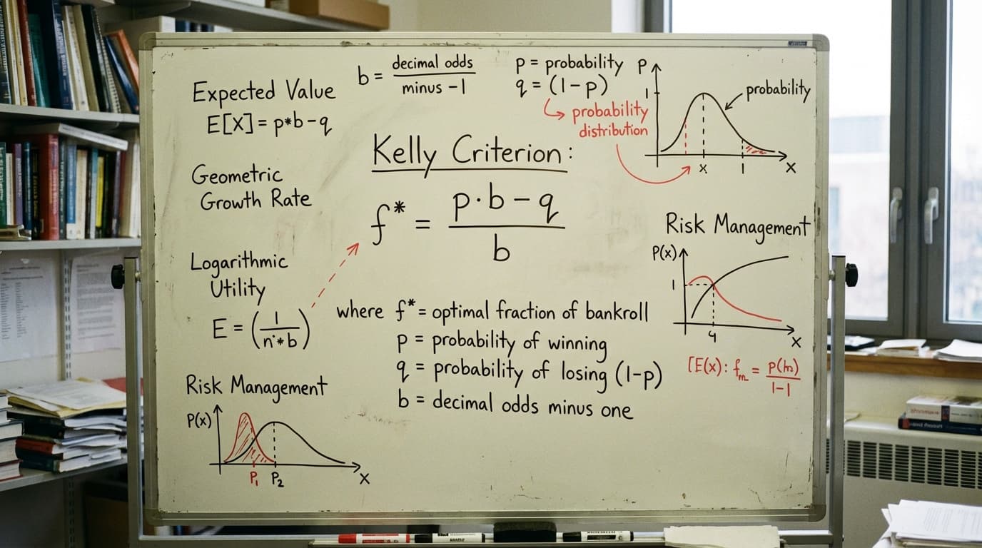 Kelly Criterion for Traders: The Optimal Position Sizing Formula (And Why You Shouldn't Use Full Kelly)