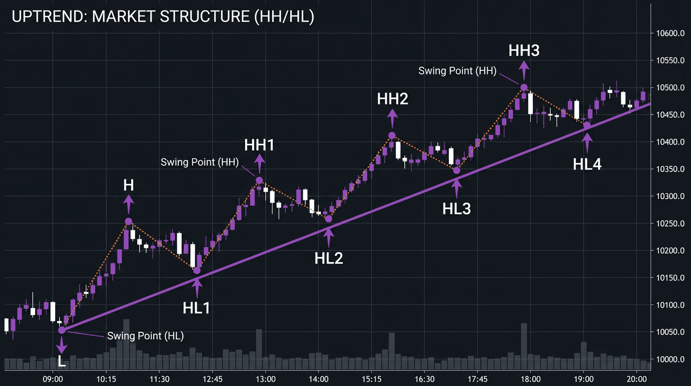 Market Structure Trading: How to Identify Trends and Trade Them
