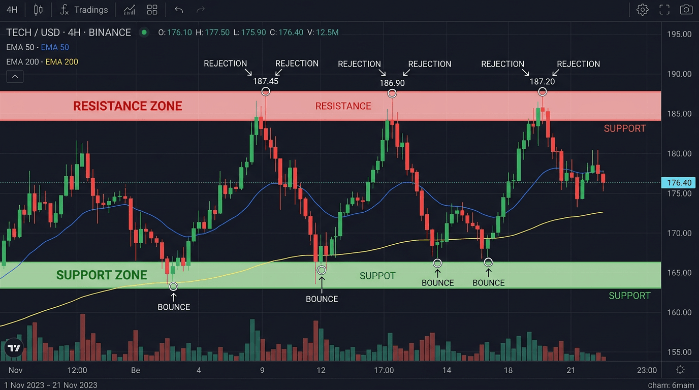 Support and Resistance Trading: How Professionals Use Price Levels